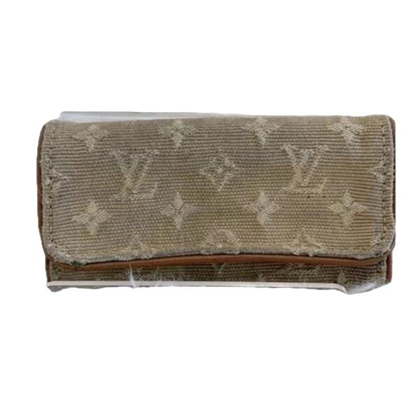 Louis Vuitton Vintage Monogram Denim & Leather Key Holder (LVXX016) - Picture 1 of 7